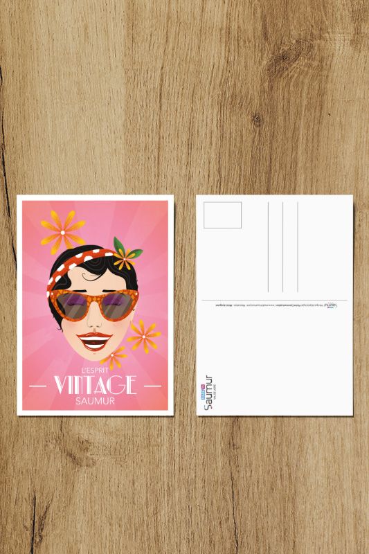 Carte Postale L'ESPRIT VINTAGE "Gladys"