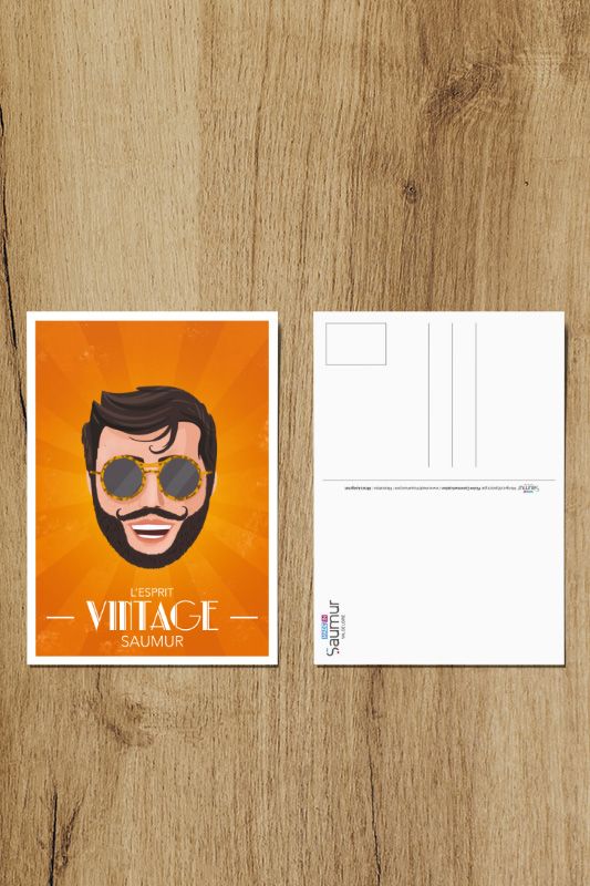 Carte Postale L'ESPRIT VINTAGE "Auguste"