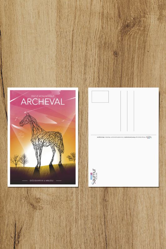 Carte Postale DÉCOUVRIR L'ANJOU "Archeval"